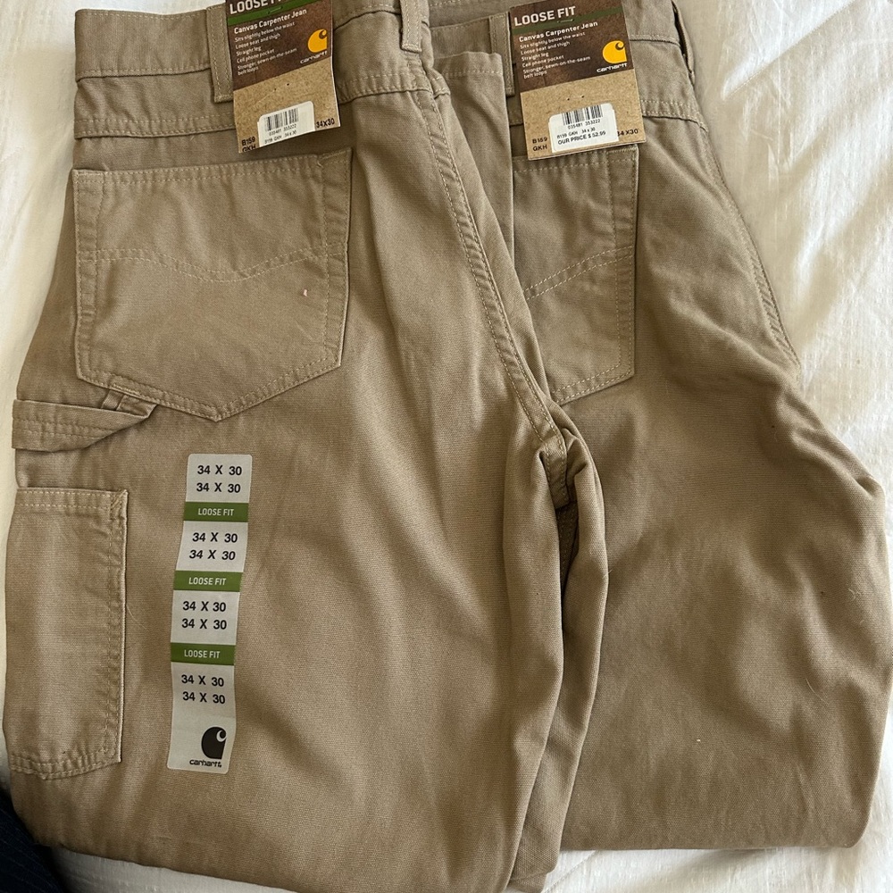 Canvas carpenter pants